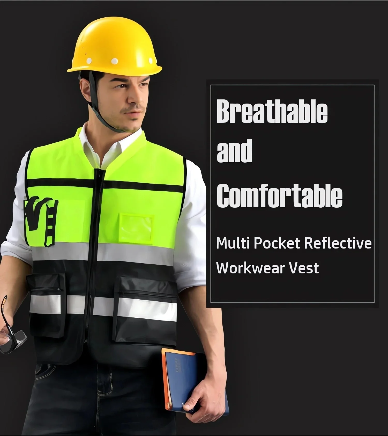 2026 New High Visibility Reflective Vest,Outdoor Safety Reflective Jacket,Working,Cycling,Motorcycle Sports Warning Clothing
