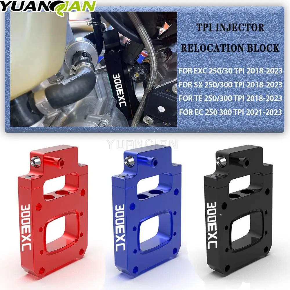 

For 250EXC 300EXC TPI 2018-2023 Motorcycle Accessories TPI Injector Relocation Block Kit EXC E-XC 250 300 2022 2021 2020 2019