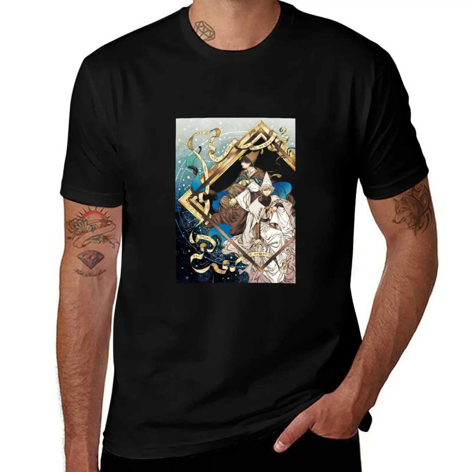 

Tongari boushi no atelier - witch hat atelier T-Shirt Large Size Short Sleeve T-Shirt