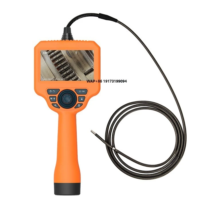 G5 Industrial Endoscope IP65 LED Illumination 4.5 Inch IPS Display 5X Zoom 120 Field View Lithium Battery Car Repair Internal