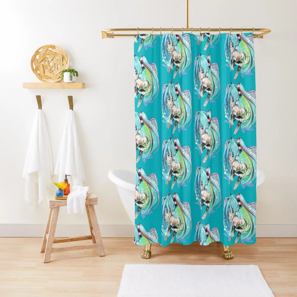 

Baby miku Shower Curtain For Bathroom Shower Shower For Bathrooms Bathroom Set Bathroom Box Curtain