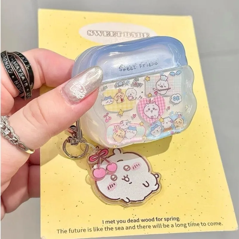 Chiikawaed Cute Protective Case Compatible with AirPods Pro 2, AirPods 4 & AirPods 5 Fashion Shockproof Headphone Cover view 3
