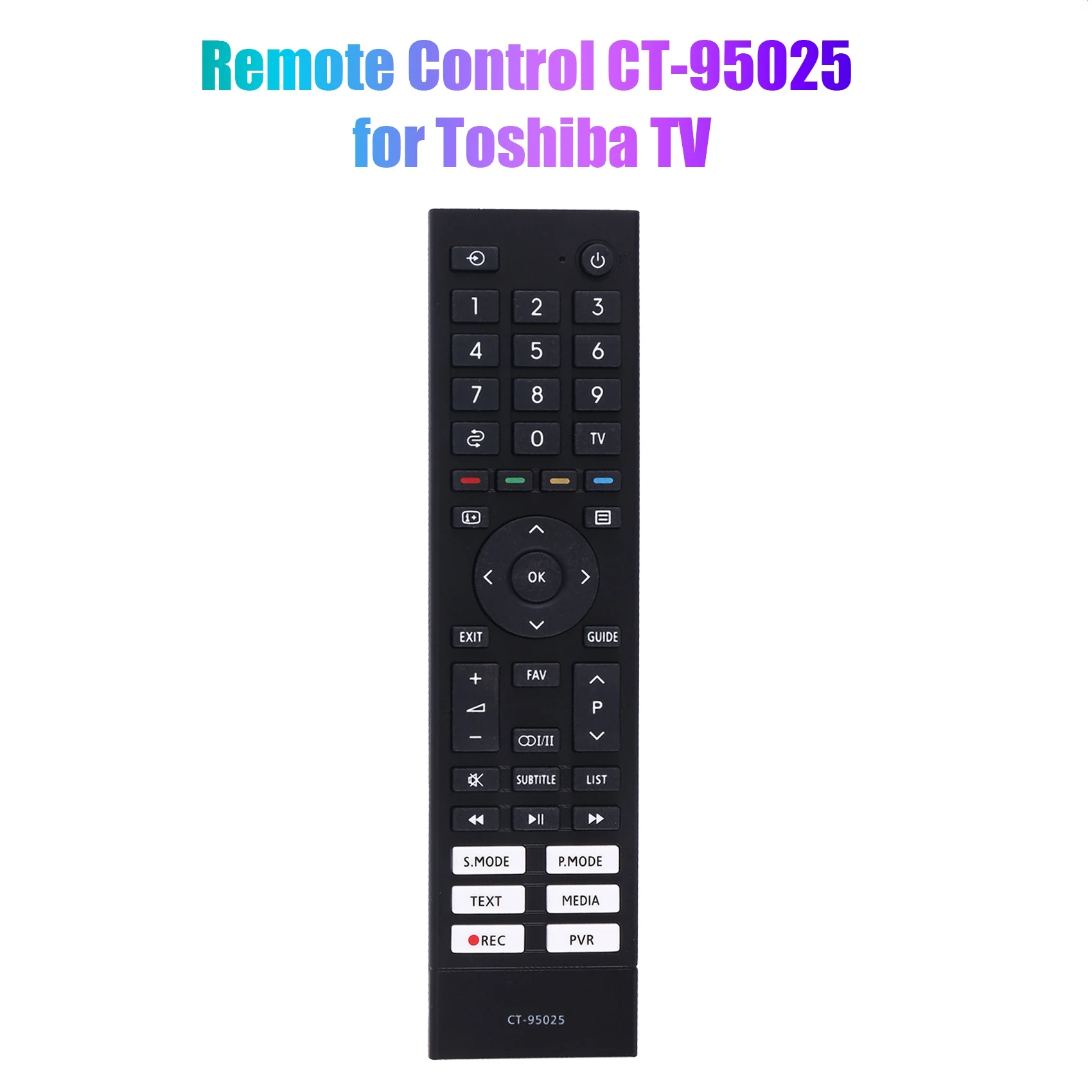 【CLEARANCE】Remote Control TV Remote Control Replacement Remote Control CT-95025 For Toshiba TV Remote Control