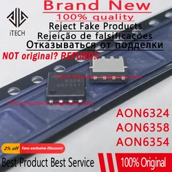 5Pcs 100% New AON6324 6324 AON6354 6354 AON6358 6358 DFN-8 DFN8 MOS FET Brand New Original chips ic