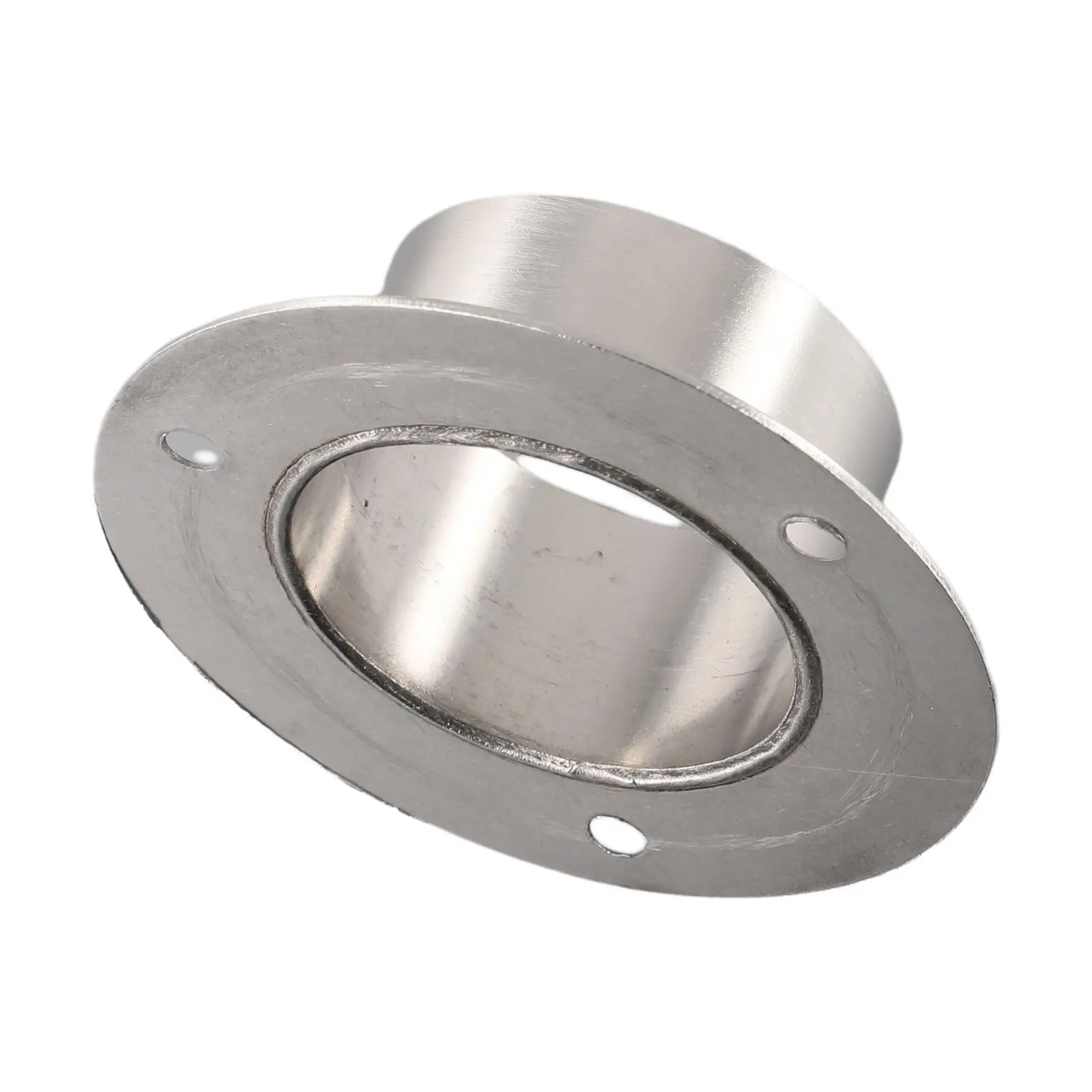 38mm 51mm Round Flange Bracket Stainless Steel Handrail Wall Rail Connection For Wardrobe Rails, Hanging Rails, Display Stands