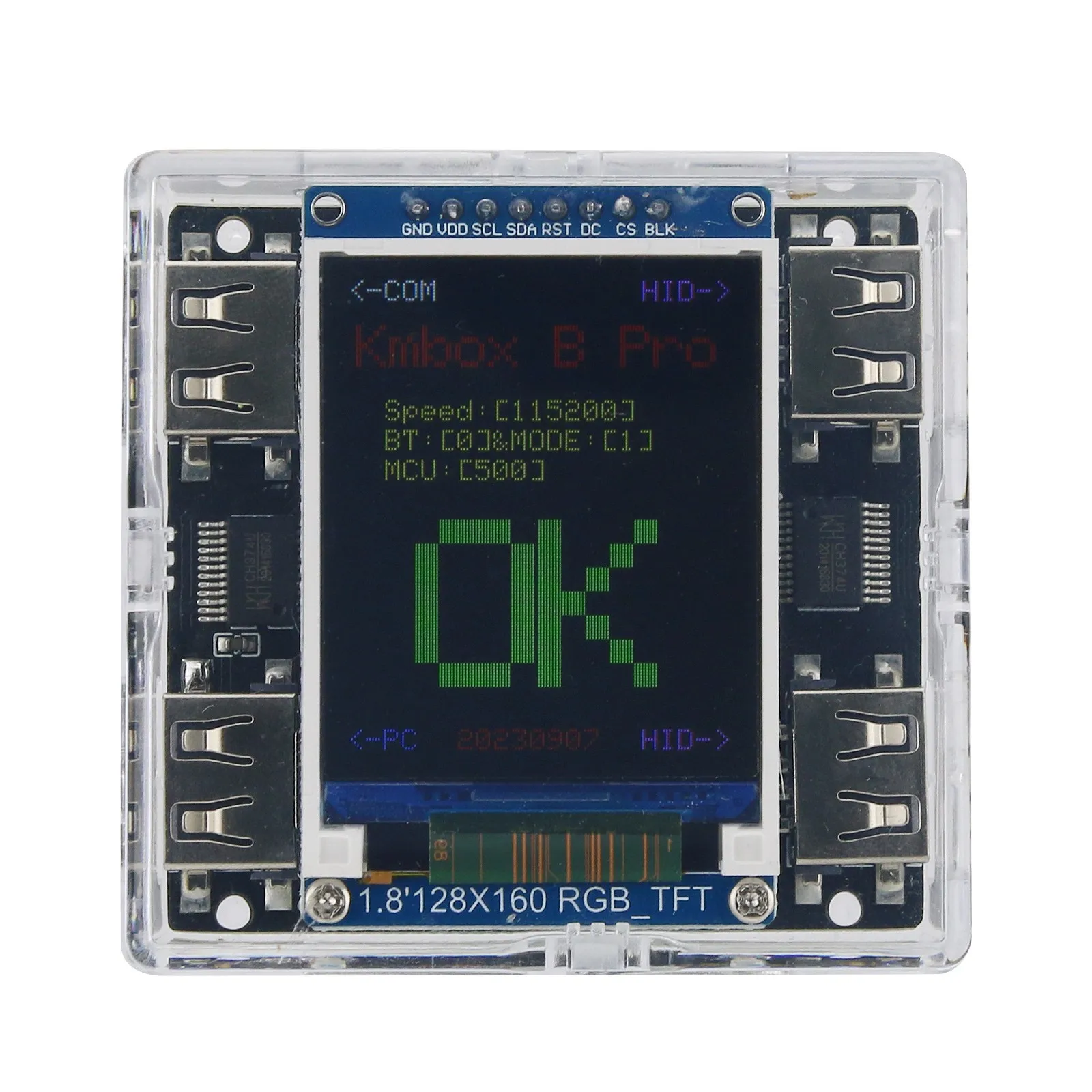 Placa MVP DMA Versão Básica Firmware Geral + Kmbox B + (Pro) Teclado Mouse Controlador com Tela para LeetDMA