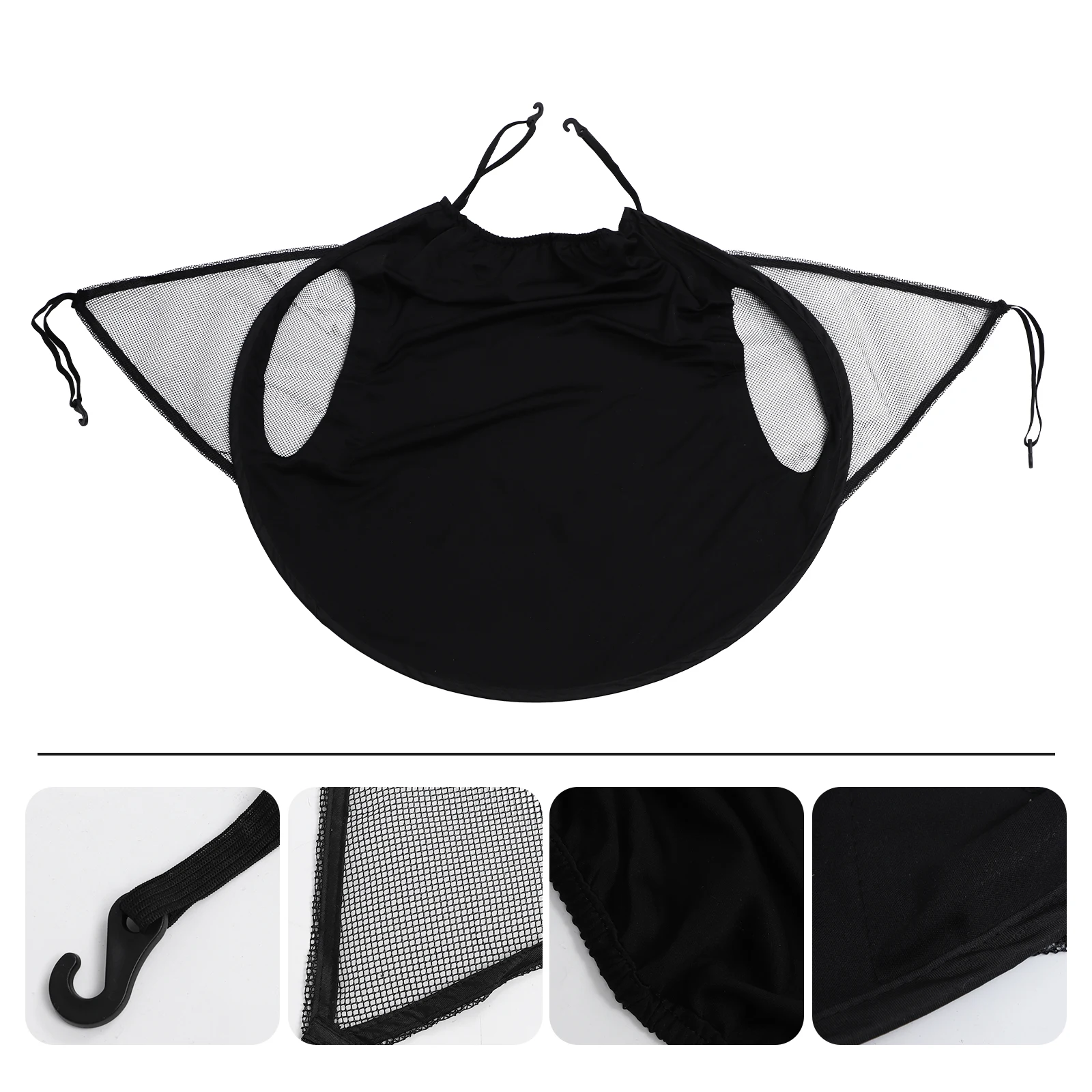 

Sturdy Large Sunshade for Stroller Baby Cart UV Protection Full Cover Parasol High Elastic Steel Core Durable for Infant