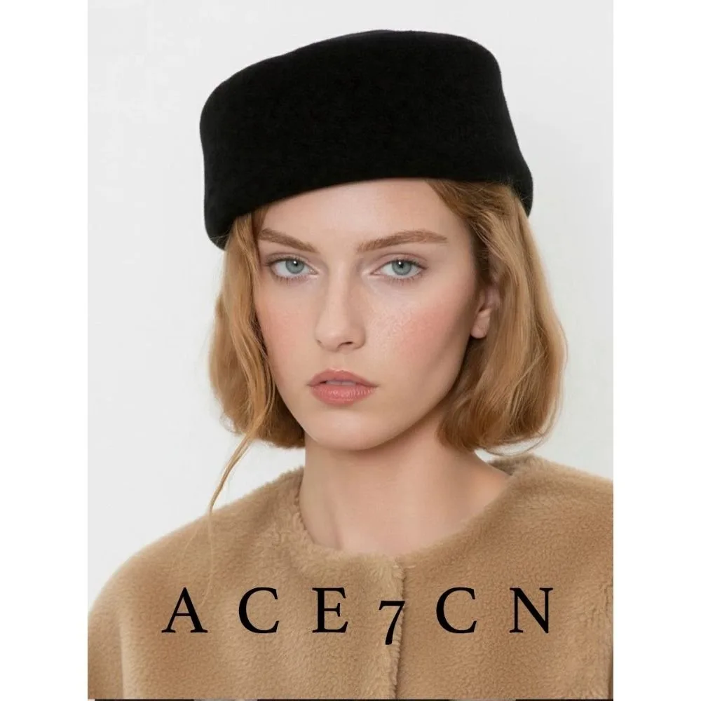 

Новый высококачественный формальный цилиндр из искусственной шерсти с жестким куполом, сценическая шляпа, элегантные очаровательные береты для вечеринки