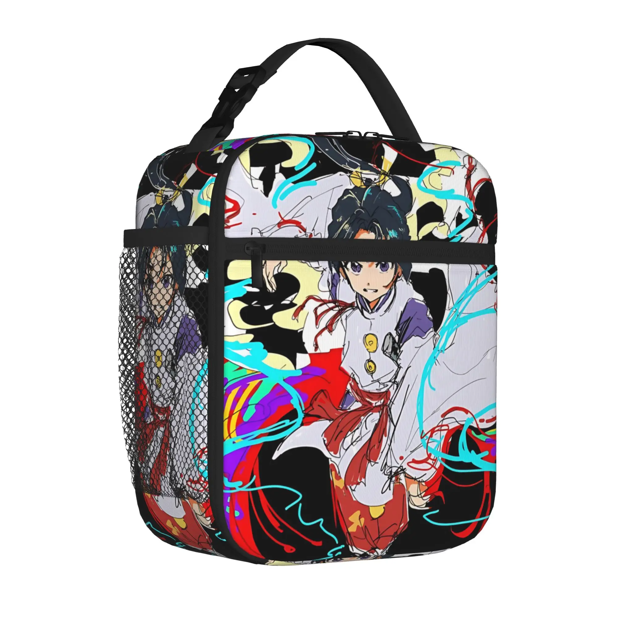 1 Piece Portable Lunch Container Glow  Zipper Closure Durable Pocket ElusiveS Samurai  For Lunch Lunch Box Bag