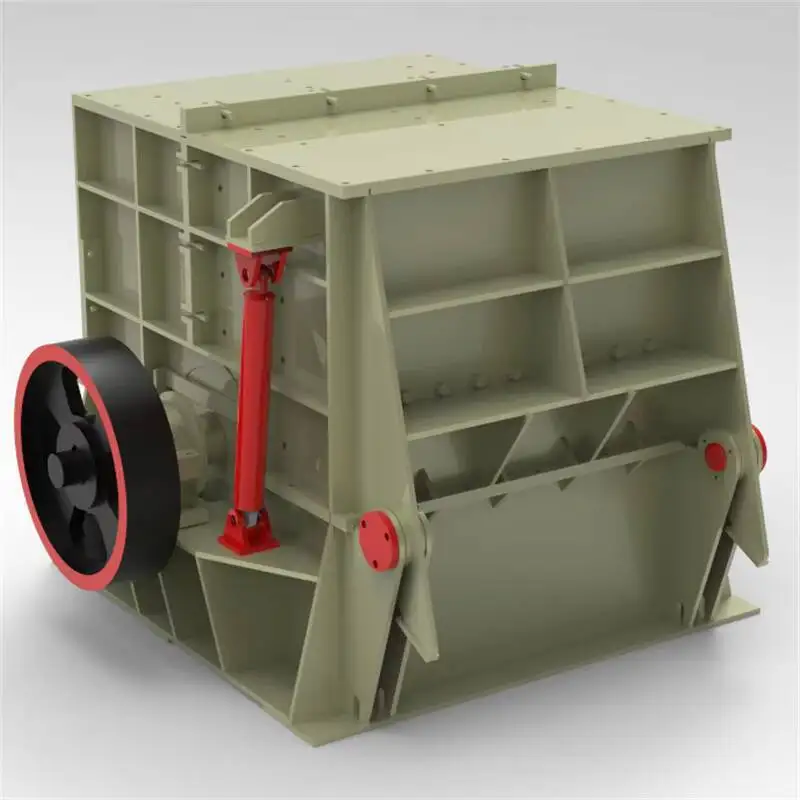 خط إنتاج سحق نفايات خام البناء أحادي المرحلة، كسارة صندوق شديدة التحمل، خبث الفحم، حجر الليمون #1