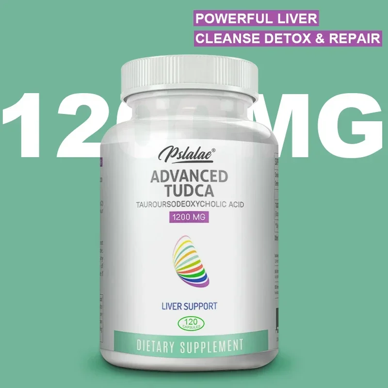 Natural TUDCA Liver Support - Bile Salts for Liver Detoxification - Advanced Formula - Liver and Kidney Health Capsules