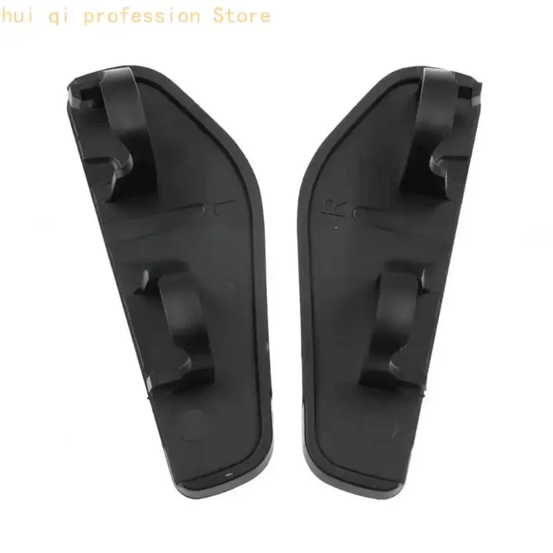 Reparaturabdeckungssatz für Unterlegscheibenöffnungen für ausgewählte E46-Frontstoßstangen, grundierte schwarze linke und rechte – Detail 3