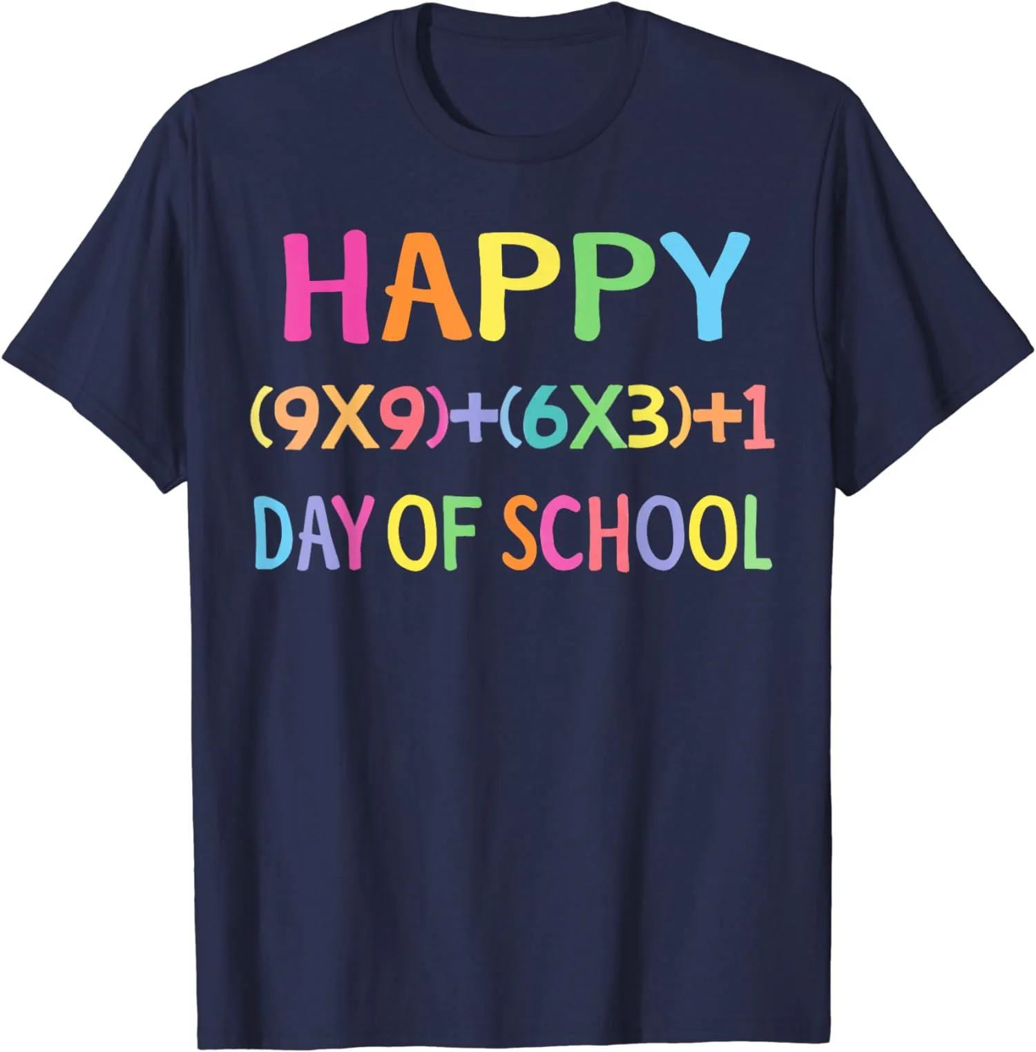 

Math Formula 100 Days Of School Funny Math Teacher Unisex Cotton T-Shirt