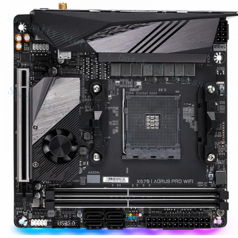 

A++ДЛЯ Gigabyte X570 I AORUS PRO WIFI Материнская плата AM4 Ryzen 3600X/3800X/5950x CPU