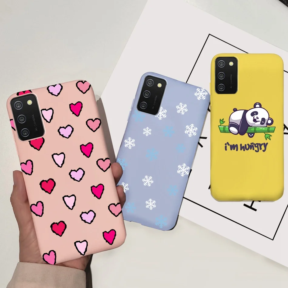 For Samsung A03S Phone Case Stylish Cute Pattern Cover For Samsung Galaxy A03S A 03S SM-A037F A037G Soft TPU Cases Bumper