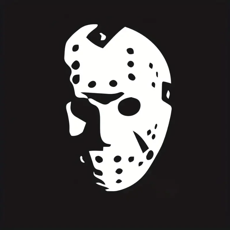 

Horror Face Vinyl Car Laptop Window Stickers Die Cut Decals