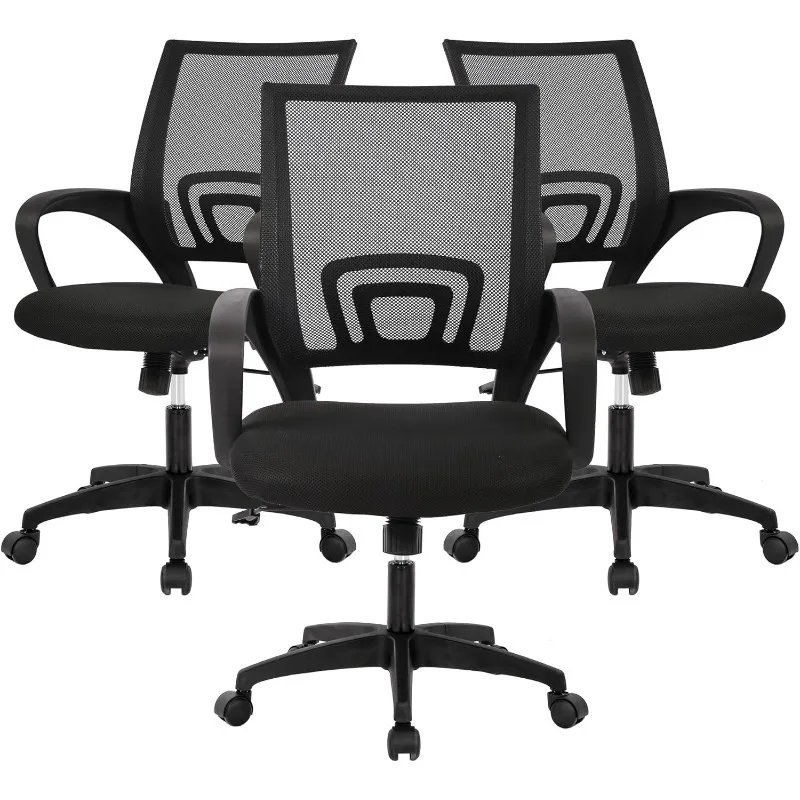 

Home Office Chair Ergonomic Desk Chair Mesh Computer Chair with Lumbar Support Armrest Executive Rolling Swivel Adjus