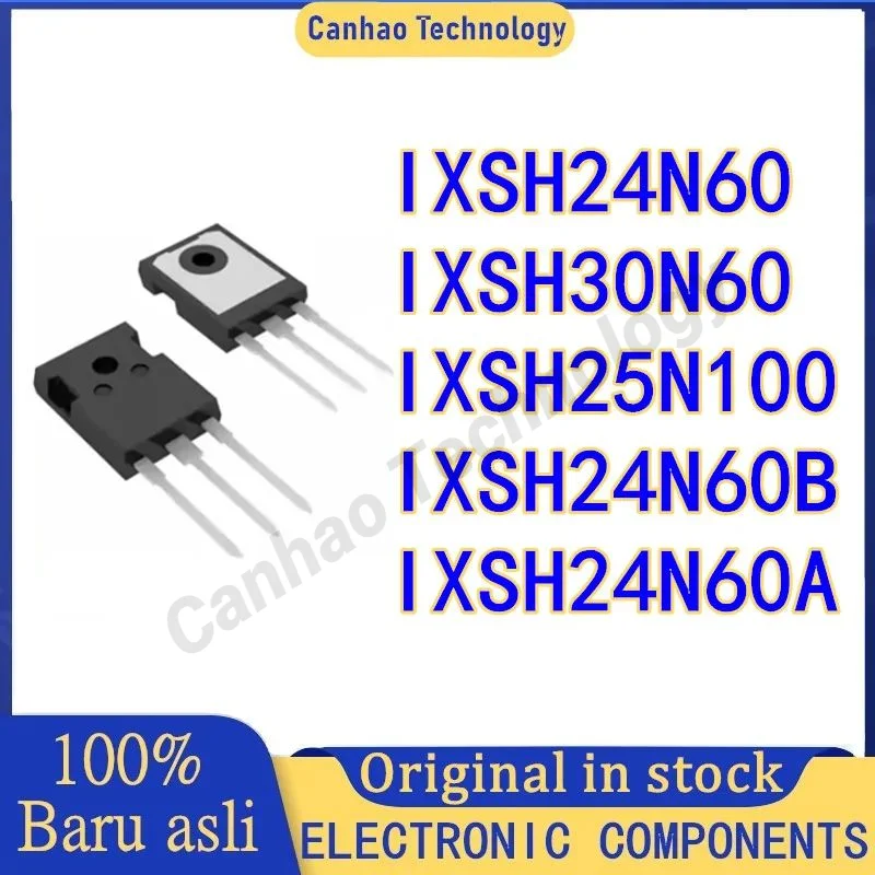 

10PCS IXSH24N60 IXSH30N60 IXSH25N100 IXSH24N60B IXSH24N60A TO-247 Direct insertion quick recovery rectifier tube