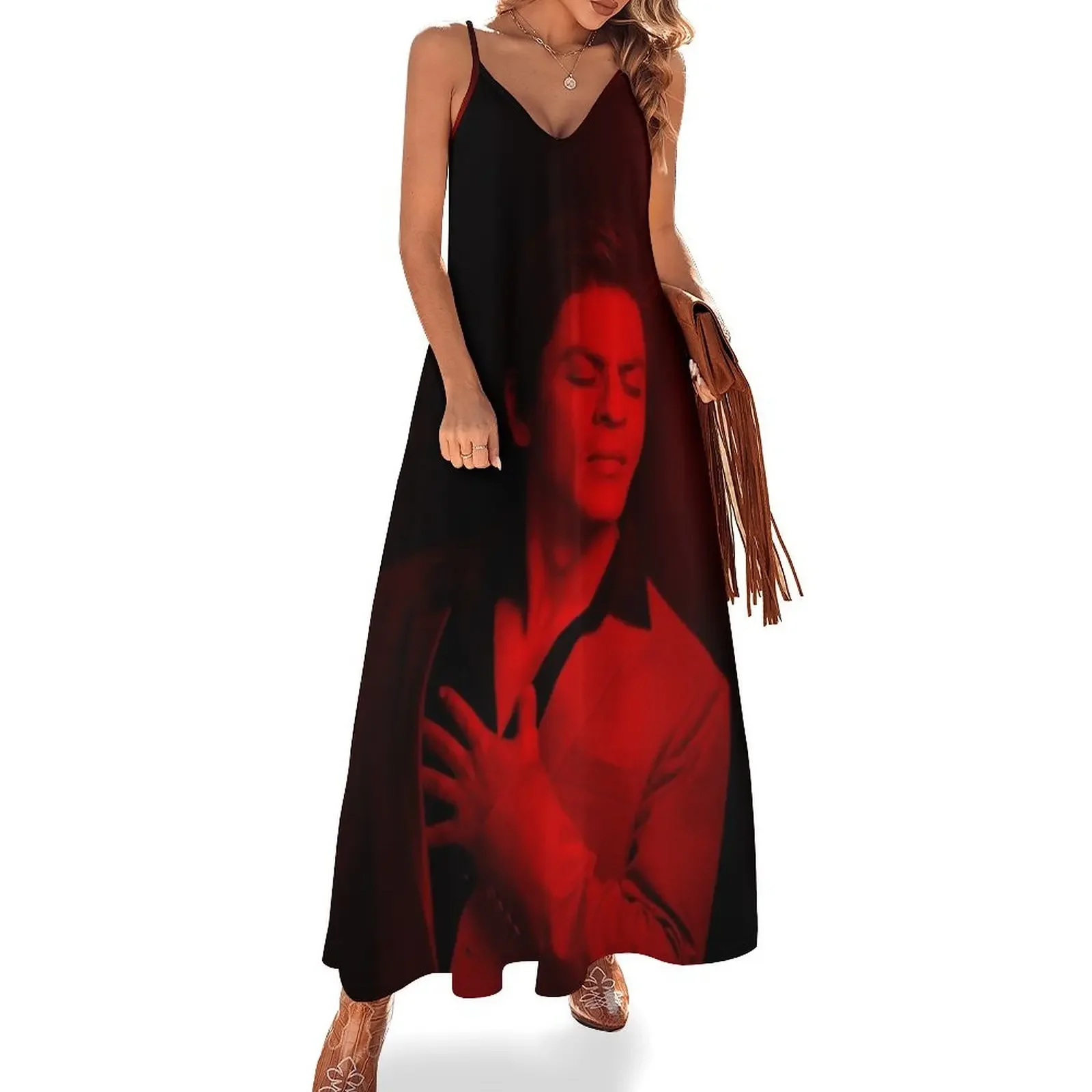 

Shahrukh Khan - Celebrity Sleeveless Dress summer dresses women 2025 summer dress women 2025