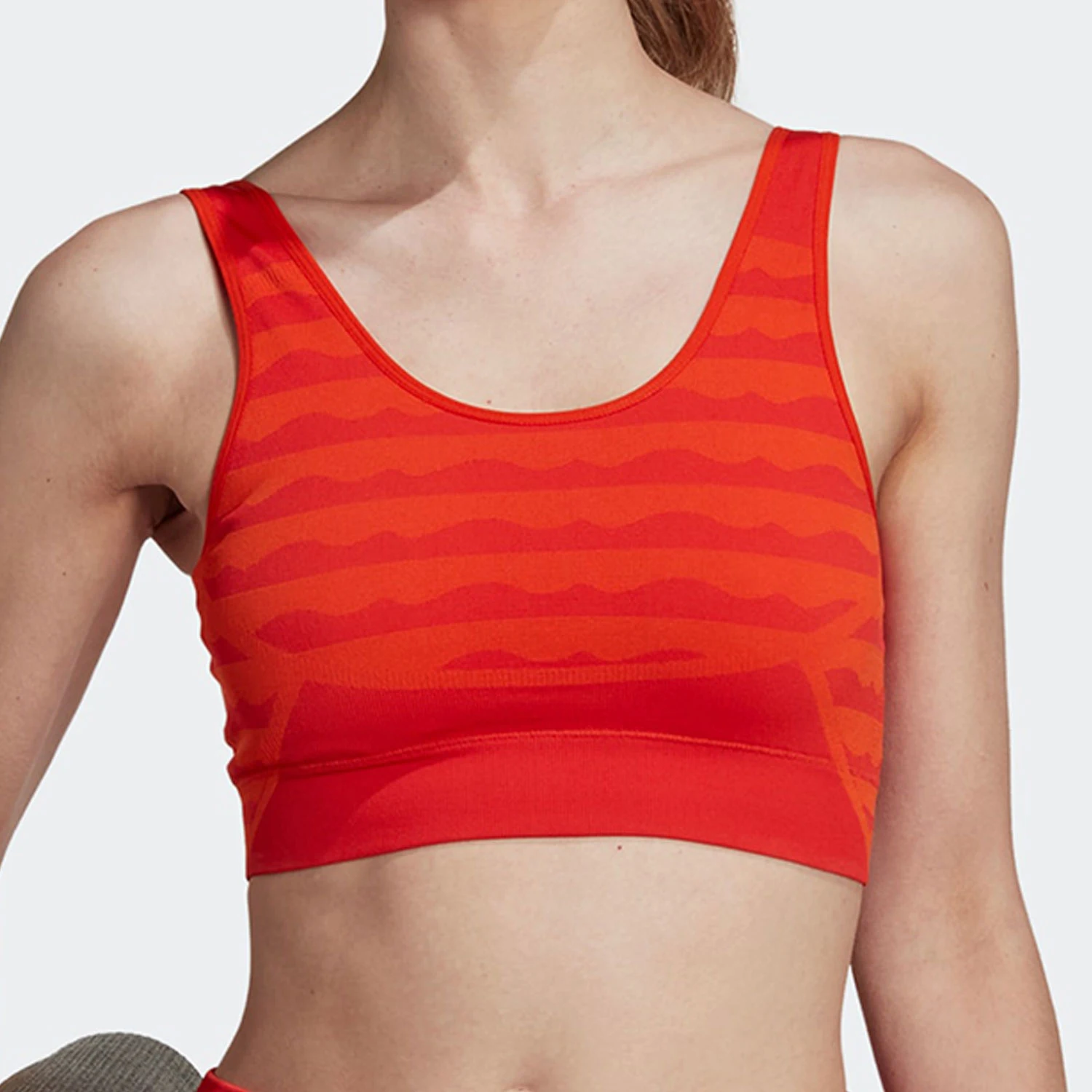 

Adidas подлинный брендовый женский спортивный бюстгальтер для фитнеса MARIMEKKO HH7325