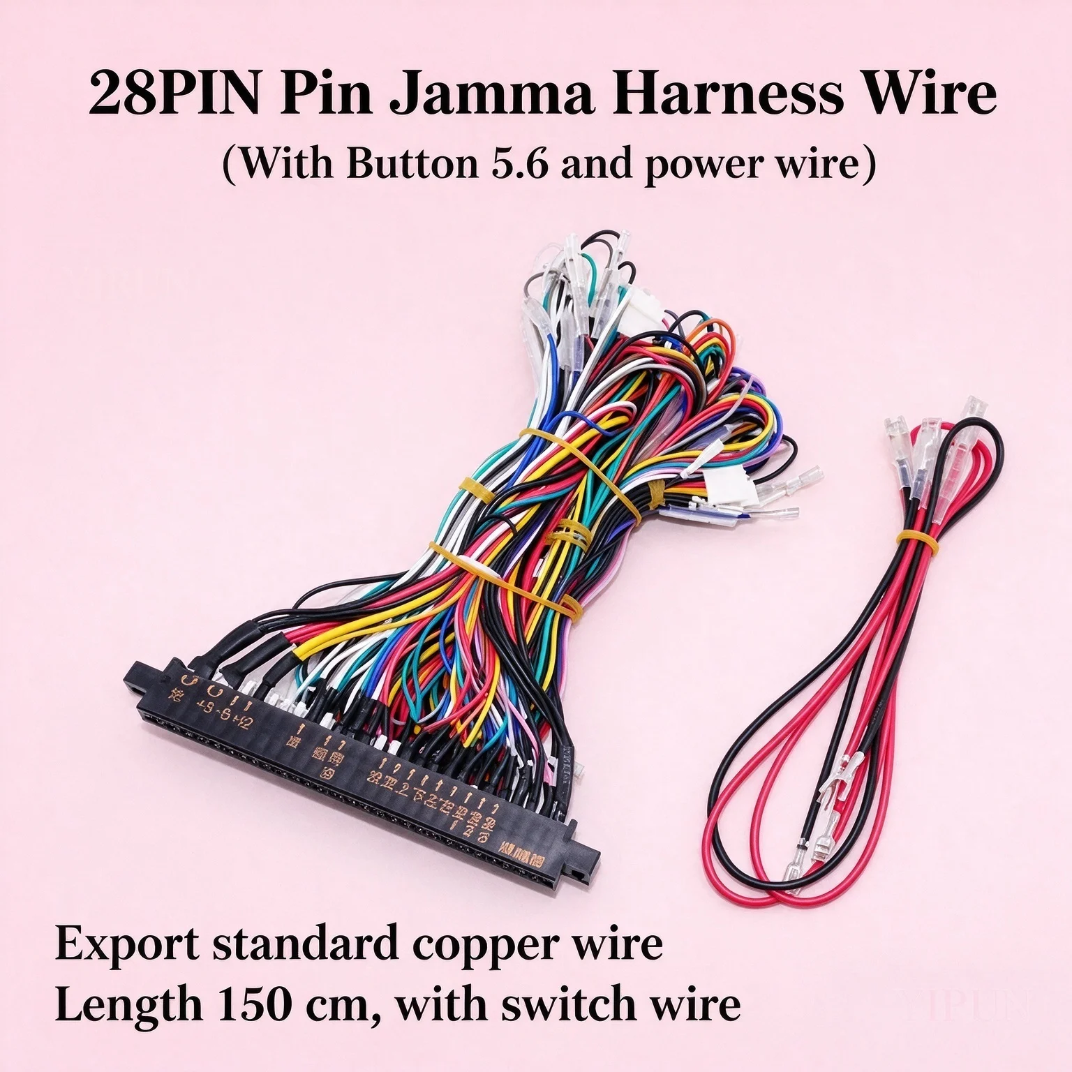 28P Connector Jamma Wire Harness For Arcade Box Game Board Joystick Button Neo Geo Cabinet Coin Video Interface Pandora Board