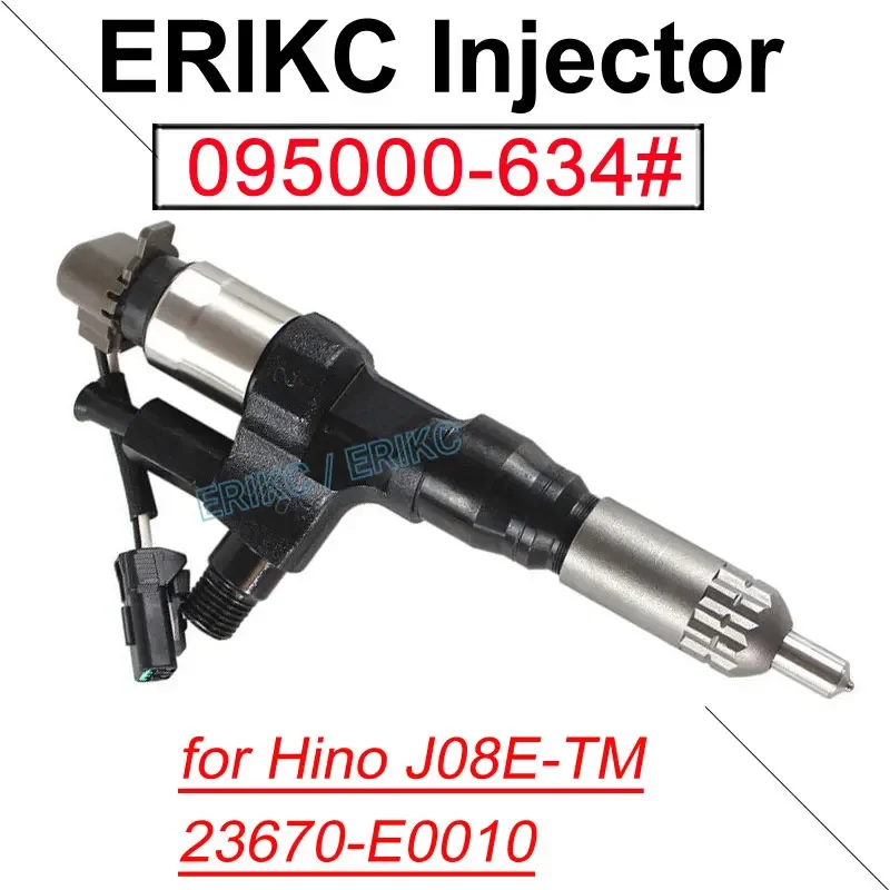 23670-E0010 23670-E0020 Common Rail Diesel Fuel Injection Nozzle 095000-6340 095000-6341 095000-6342 For Hino J08e-Tm DENSO