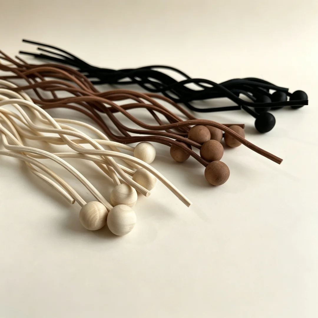 10/20PCS Varetas Difusoras de Rattan Onduladas para Reposição de Difusores de Fragrância, para Decoração de Escritório e Casa