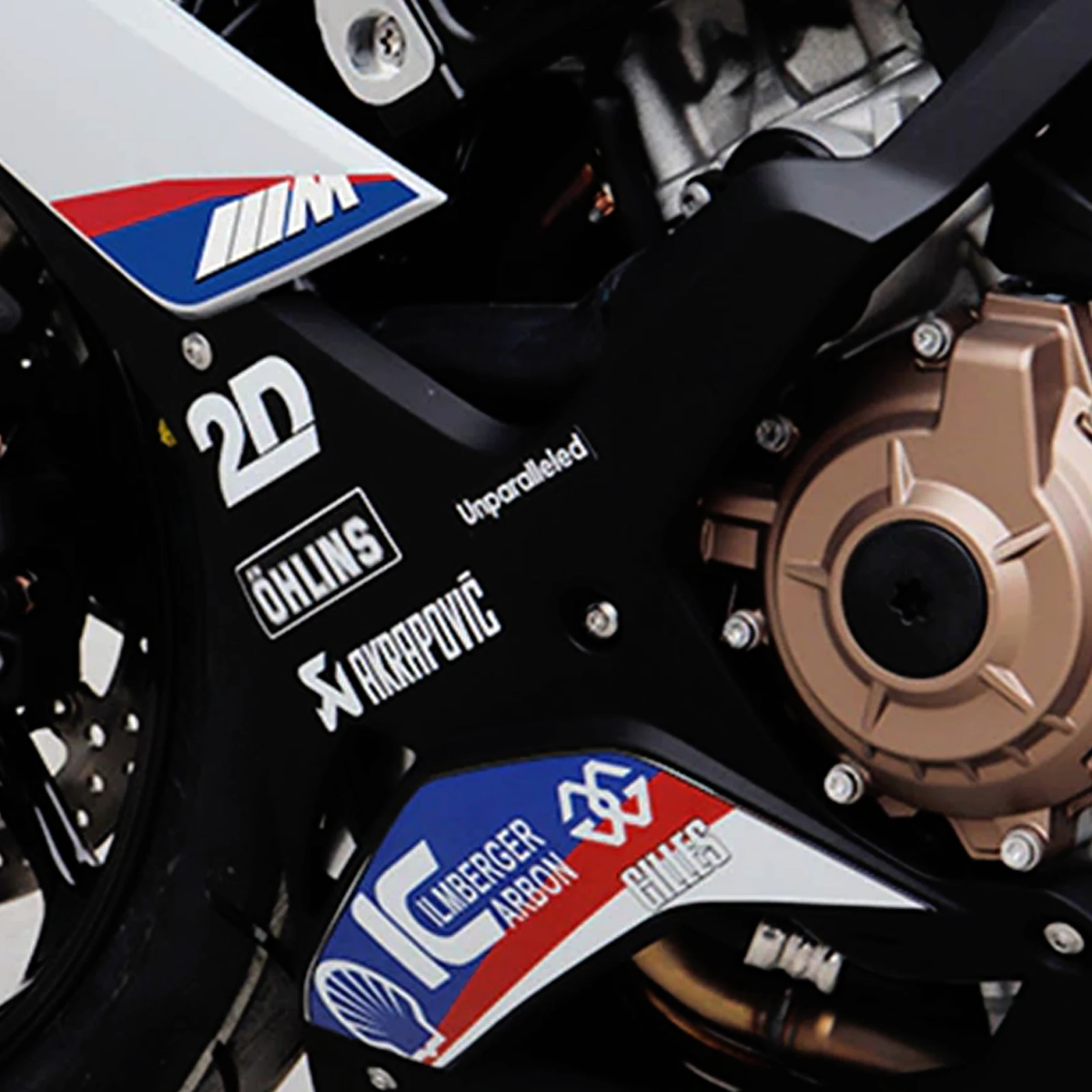 Adesivo decalcomania logo marca moto per S1000RR 2019 2020 2021 2022 S1000 RR S 1000 RR adesivo protezione laterale inferiore decalcomania di protezione