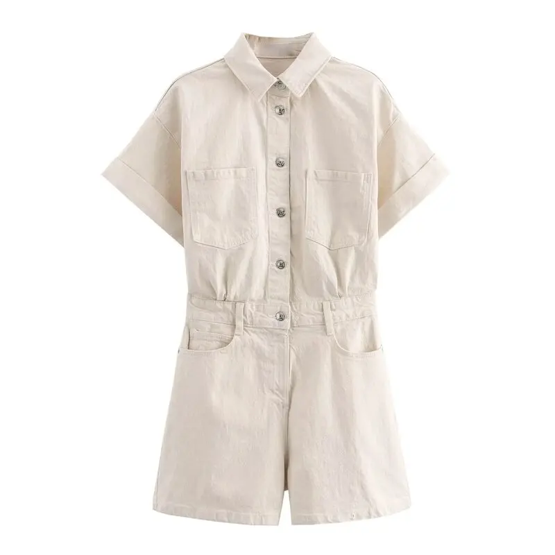 Dimagrante Estate 2024 Denim da donna ort Pantaloni interi ort ort Tessuto di cotone versatile a vita media Fit Faionable