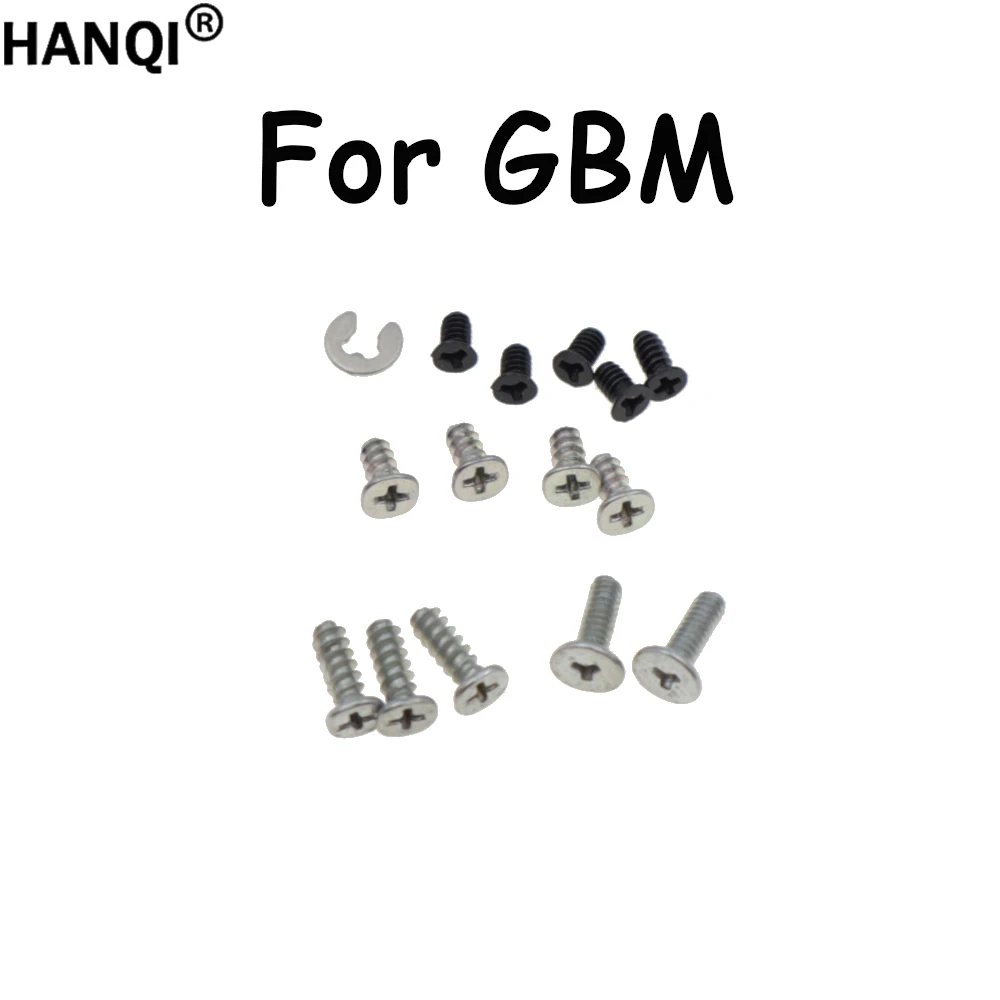 1/2/5-teiliges Komplettes Gehäuseschrauben-Set für GameBoy Micro GBM, Vollständiger Ersatz-Reparaturschrauben-Satz, Zubehör zur Reparatur von Spielkonsolengehäusen