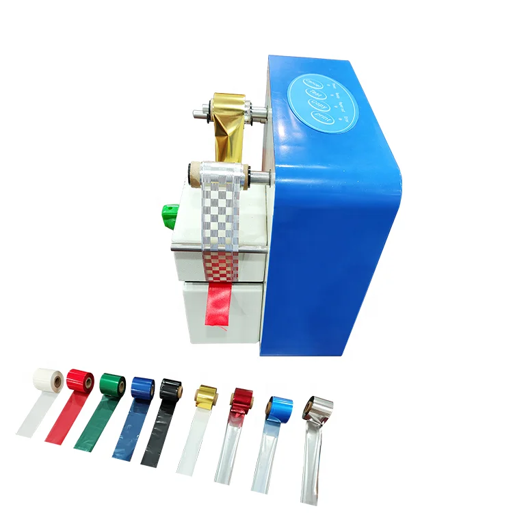 

320 Gold & Silver Foil Printing Satin Grosgrain Ribbon Digital Foil Stamping Printer Machine