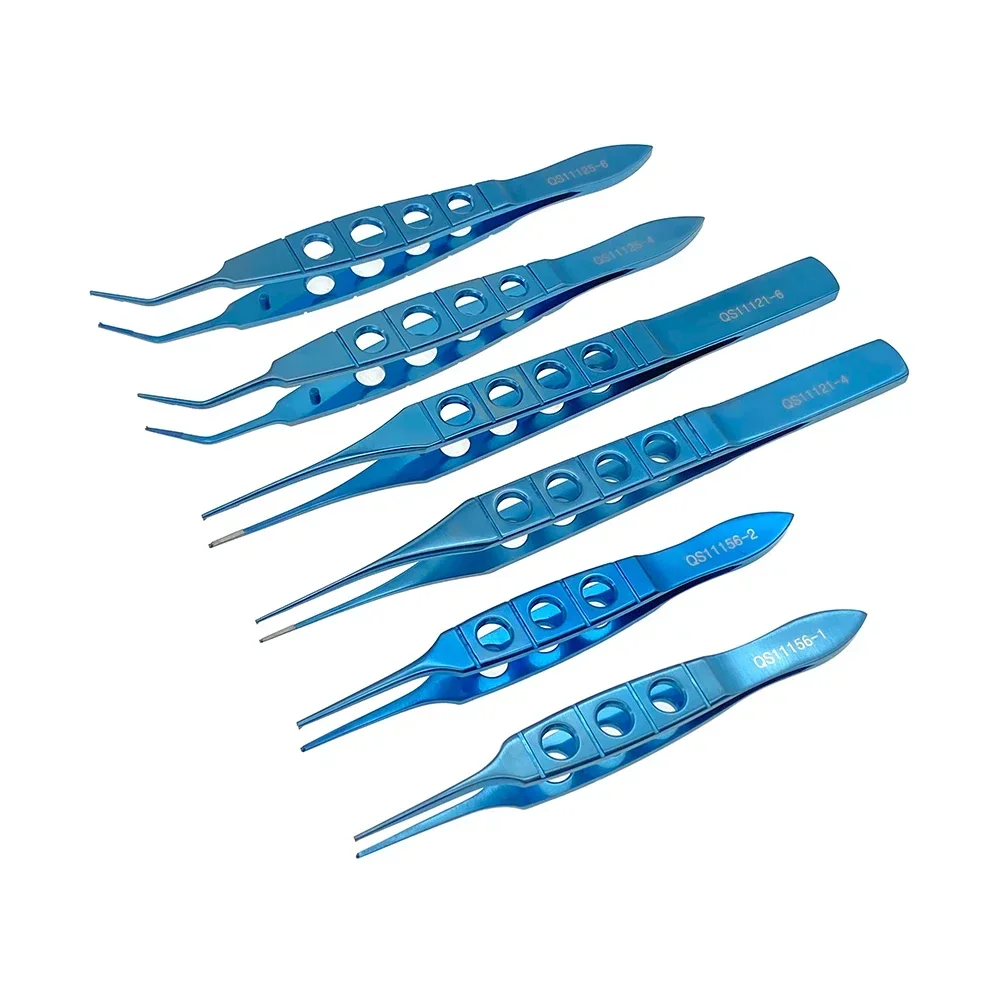 คีมจับตาแบบมีฟันทำจากไทเทเนียม: คีมจับขนาดเล็กสำหรับเปลือกตาโดยเฉพาะ 1 ชิ้น