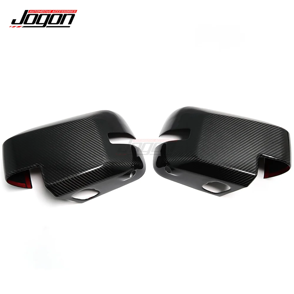 For Ford Bronco Raptor 2021 2022 100% Real Carbon Fiber Car Side Wing Rearview Mirror Decorative Cover Protective Cap Trim 2pcs