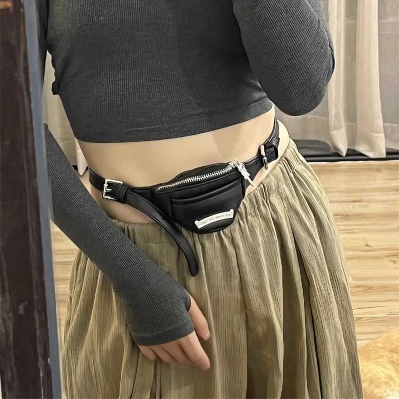 Wrist Bag for Women Personalized Mini Crossbody Coin Purse, Spicy Girl Waist Bag, Trendy Bubblegum Aesthetic Daily Walking