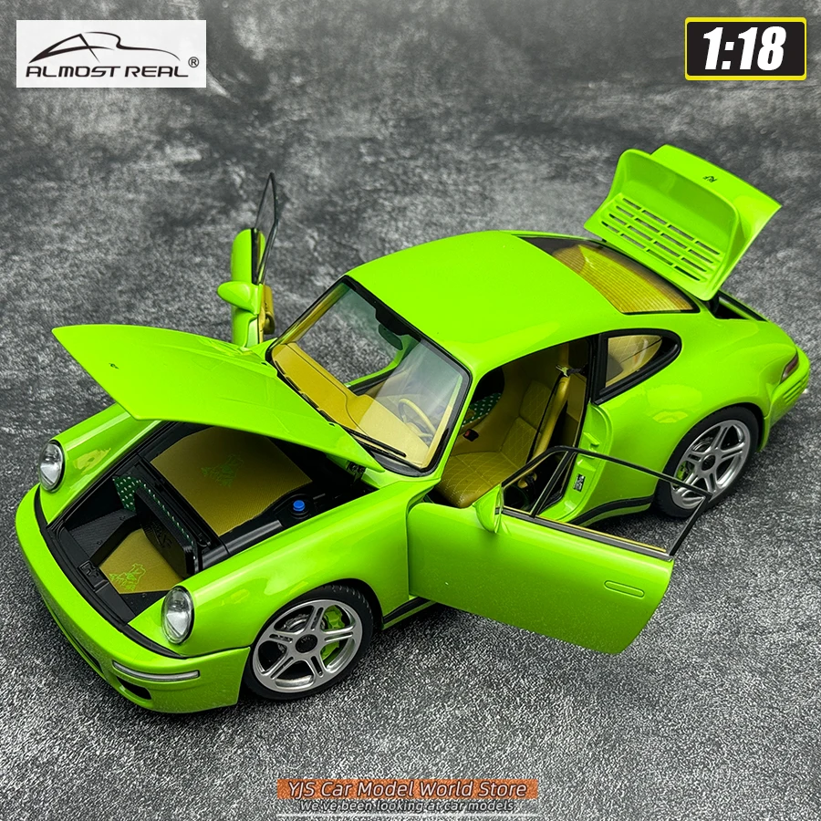 Almost Real 1:18 RUF SCR 2018 Porsche AR Realistic Car Model Collectible Holiday Gifts Static Birthday Gifts for Friends