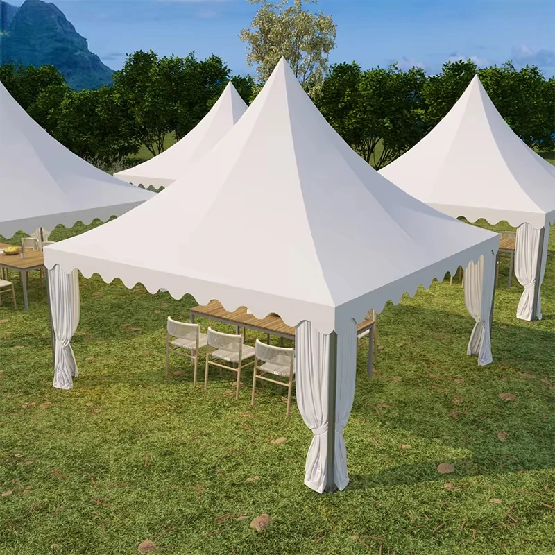 3Mx3M 4Mx4M 5Mx5M 8Mx8M 10Mx10M High Quality Aluminum Frame Luxury Wedding Pagoda Tent for Outdoor Event