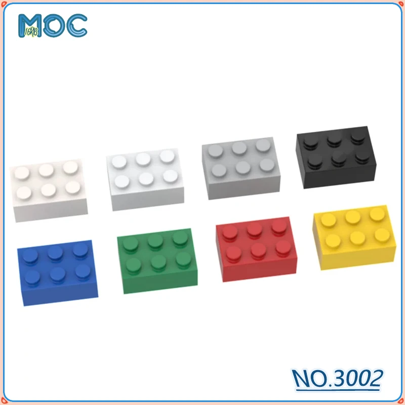 

50 г вокруг 29 шт. MOC собирает частицы 3002 2x3 точечные толстые строительные блоки, детали DIY кирпичи, игрушки, образовательный подарок, совместимый