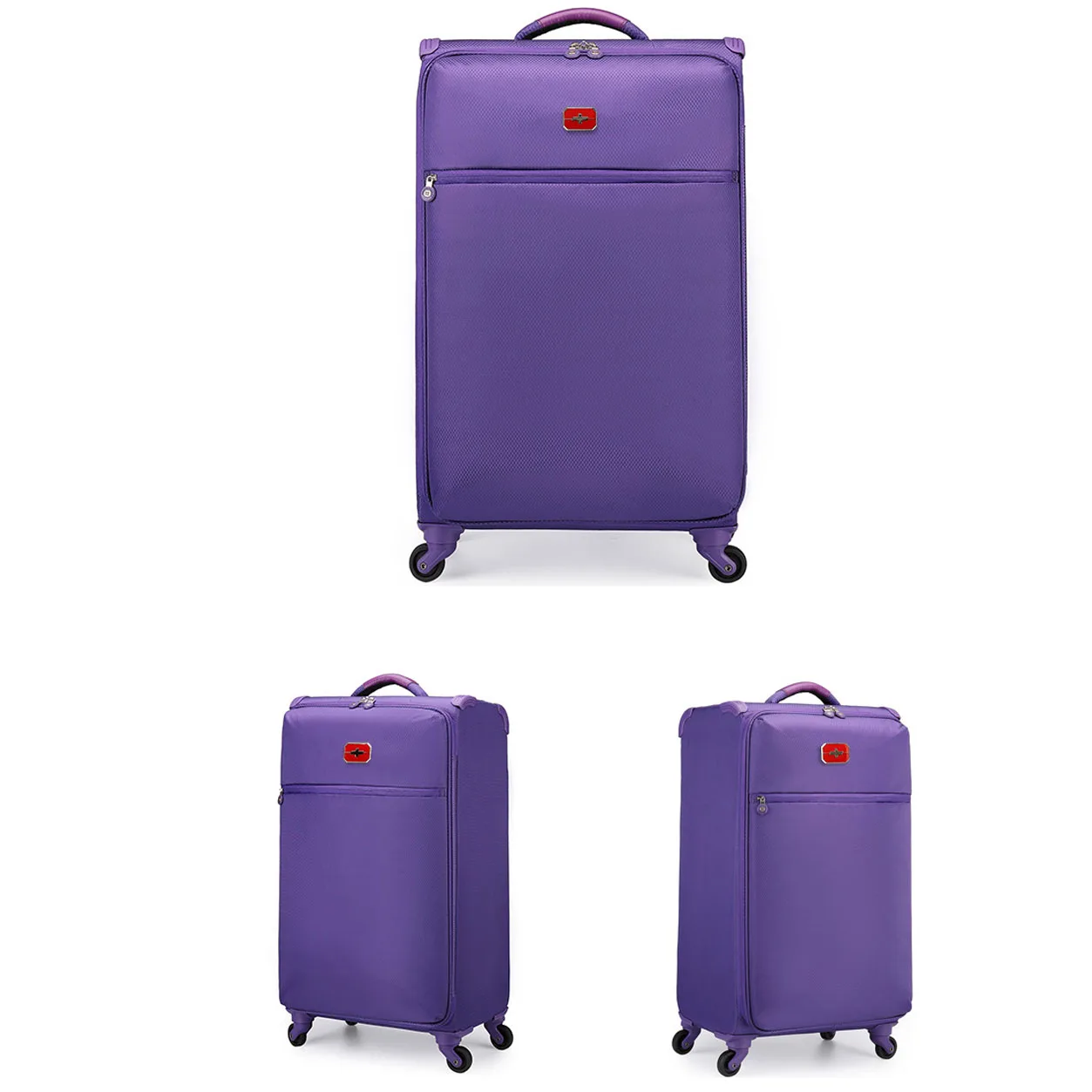 20 "24" 28 "32" Reizen Canvas Soft Grote Koffer Met Wiel 23Kg Trolley Rollende Bagage tas Boarding Case Valies Gratis Verzending