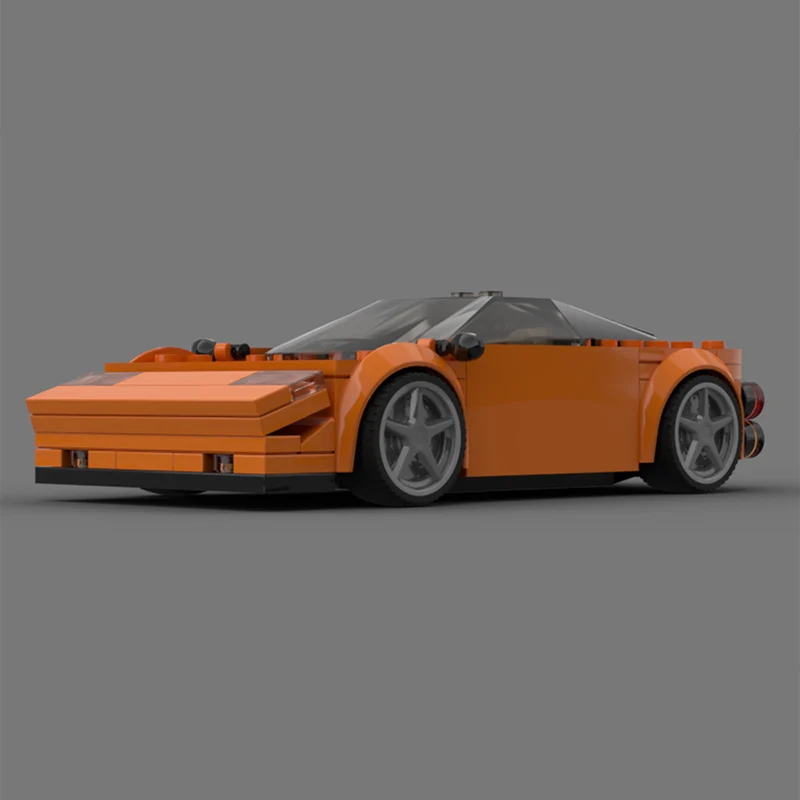 City Car Model MOC Building Bricks High-Performance Supercar Modular Technology Children Holiday Gifts Assemble Toys Suit