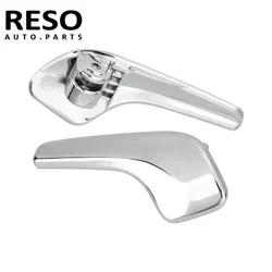 RESO  13297814 13297813  Aluminum Plated Plastic  Stainless Interior Door Left Right Doors Handle for Opel Corsa D 2006-2014