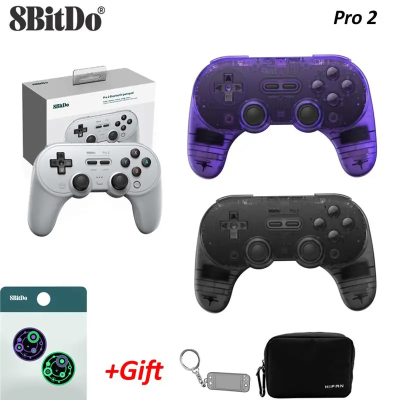 Top! 8Bitdo Pro 2 Bluetooth Gamepad Control for Switch PC macOS Android Steam For Raspberry Pi For Nintendo Switch Game