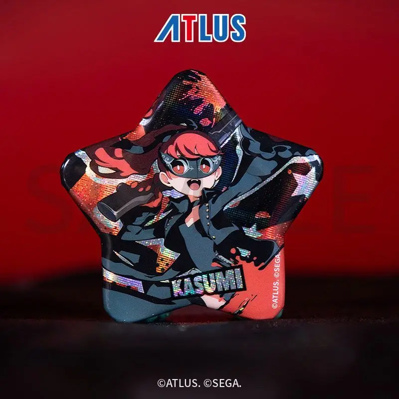 SEGA Official Persona 5 Tactica P5T Metal Badge Blind Pack Game Merchandise Decoration Cute Birthday Gift For Gamers In Stock view 5