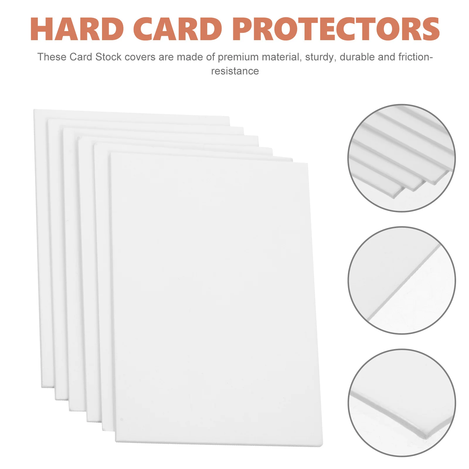 

30pcs Thick White Card Stock For Game Card Protection Heavy Duty Blank Cover Diy Craft Paper Cards Invitations Postcards
