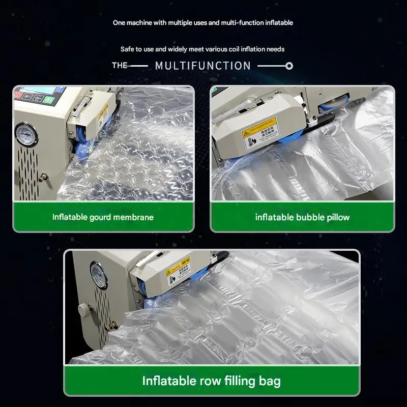 Large-Sized Air Cushion Steel Shoe Stretch Stretcher Film Bag Foam Roll Packaging Machine for Dyeing and Wrapping of Food Items