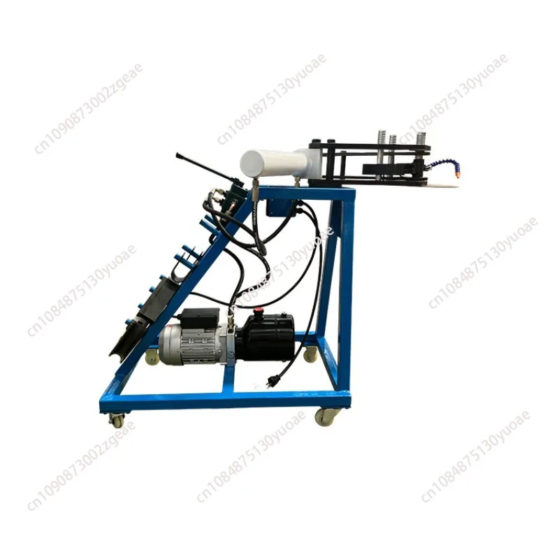 

HTB-1000 Electric Hydraulic Metal Pipe Bending Machine The bending machine comes standard with 3 sets of molds and simple bottom