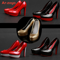 1/6 Scale Fashion Female High Heel Women Shoes Model Fit 12'' TBLeague JIAOU Soldier Action Figure Body