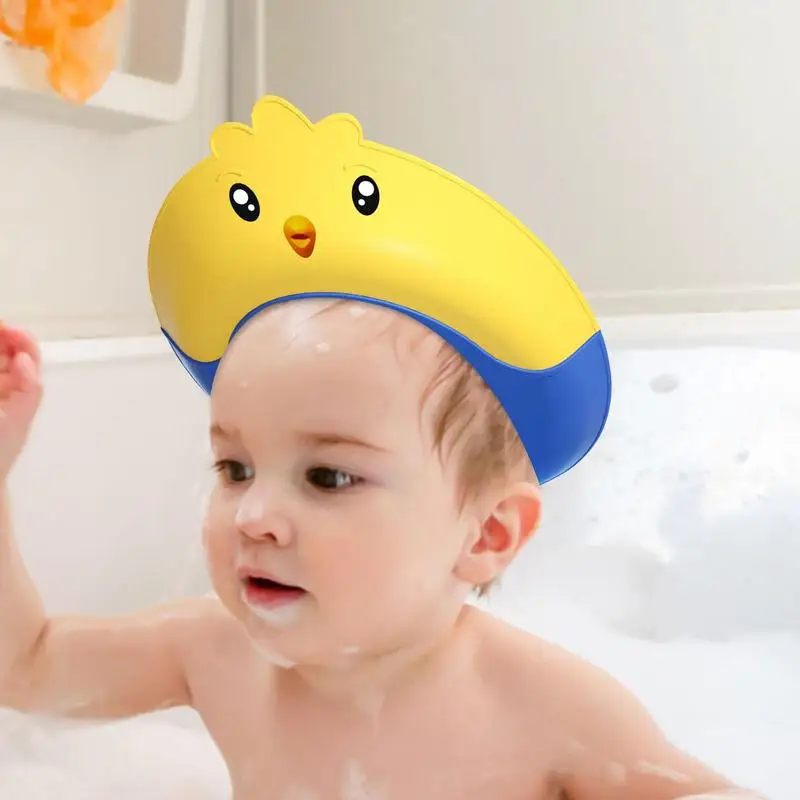 Baby Swim Shower Visor Bath Shampoo Adjustable Eye Protection Head Water Cover Baby Care Wash Hair Shower Hat