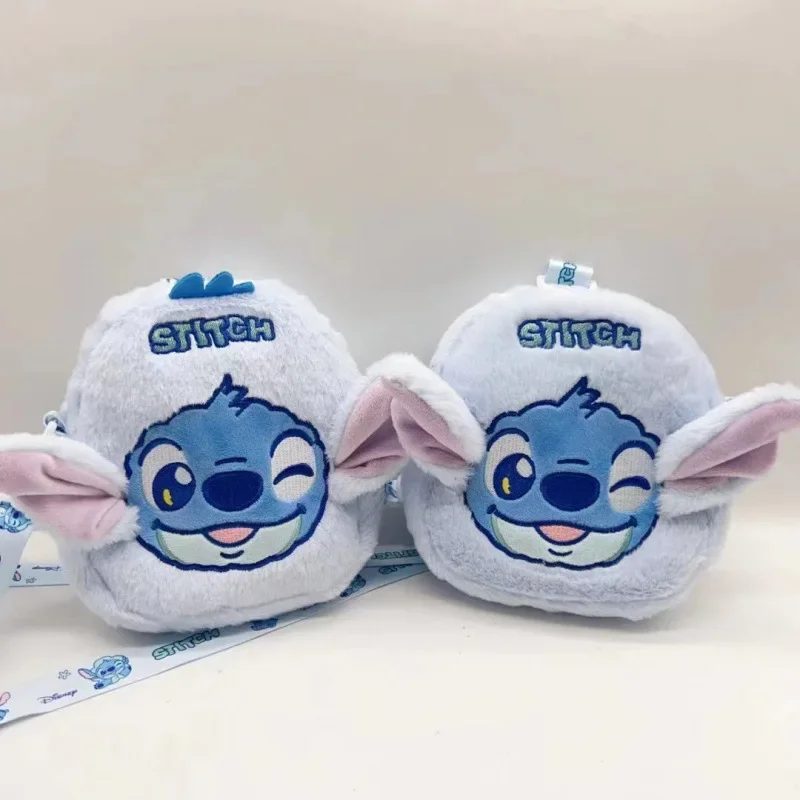 Lilo & Stitch-Bolso de dibujos animados de Disney para niña, bandolera de felpa con personalidad, pequeño Satchel de princesa, juguete de regalo