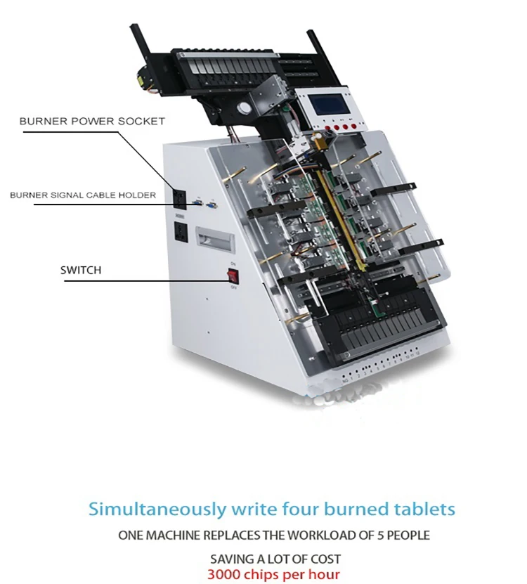 New Automatic BGA Flash IC Programmer/Burning Chip Programming Machine With Motor Core Components