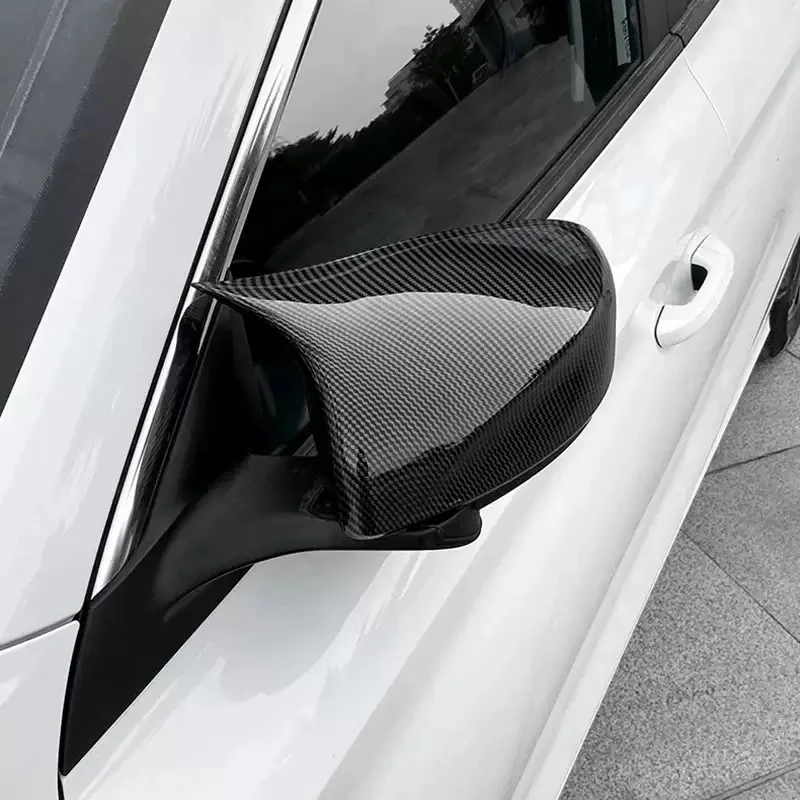 Rearview Mirror Cover Car Side Mirror Fit for MG 5 MG5 2021   Exterior Door Rear View Case Trim Sticker Carbon Fiber